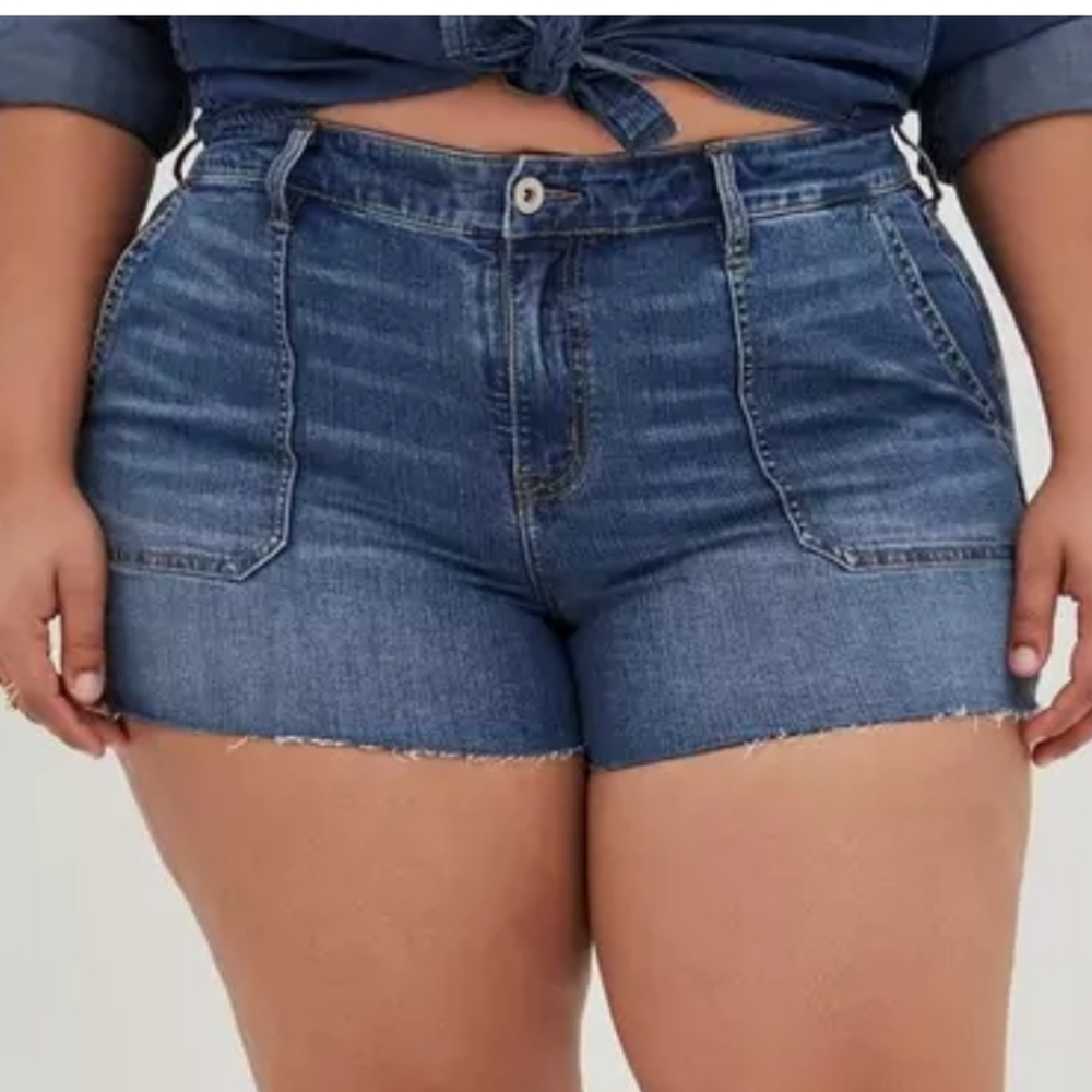🎊Torrid Vintage Stretch High-Rise Denim Shorts